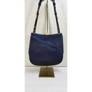 J. Crew Leather Calf‎ hair Saddle Bag Style E0240 NWT